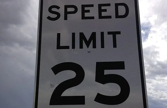 The Boston Speed Limit is now 25