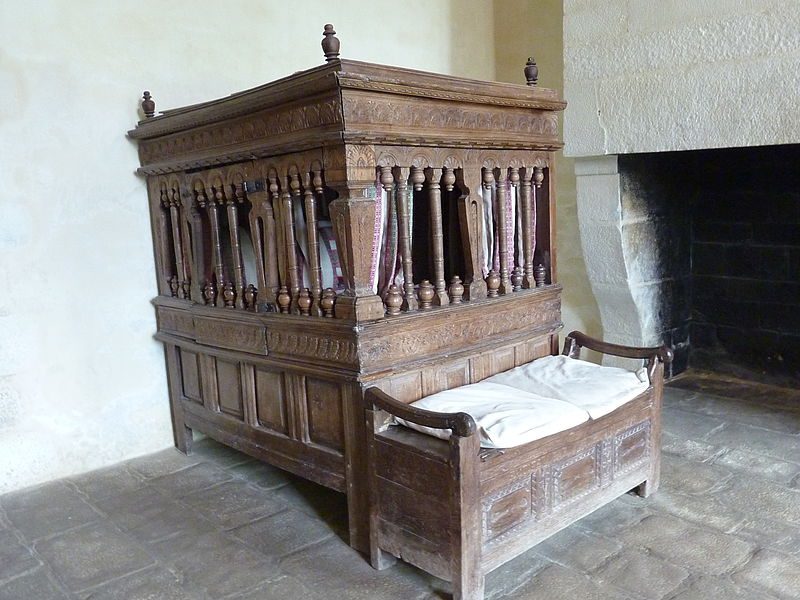 Antique beds are always tricky to move, and ever more so in the winter.