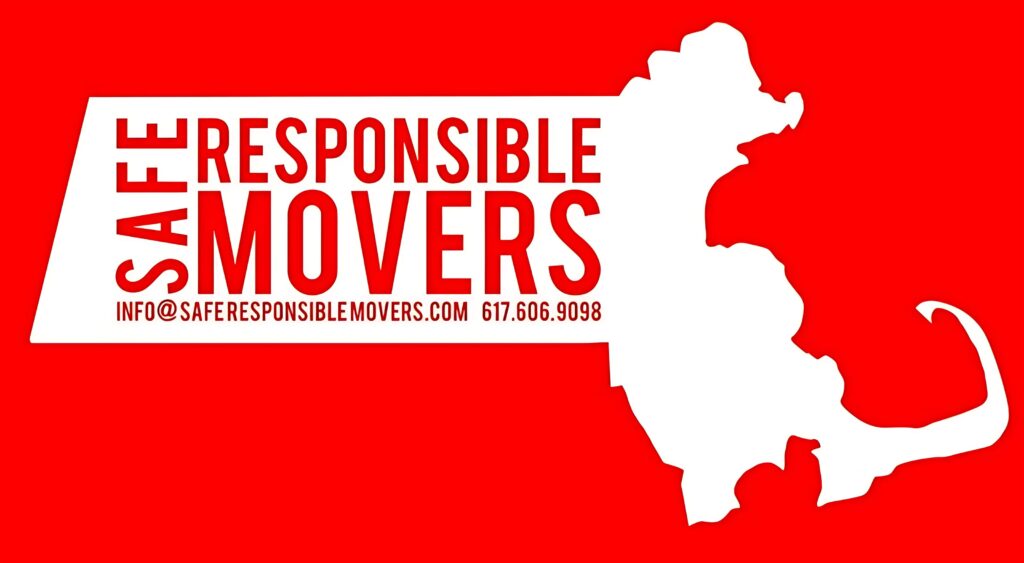 Safe Responsible Movers logo showing their service area of Massachusetts
