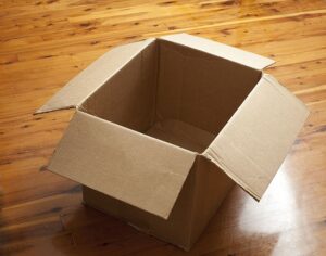 Box used for packing