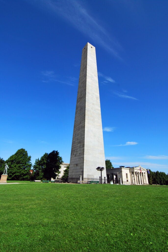 Bunker Hill Monument in Charlestown Massachusetts