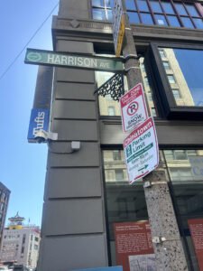 Chinatown Boston parking signs