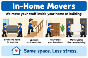In Home Movers - Furniture Rearranging